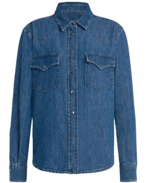 Dondup Denim Shirts - Bleu
