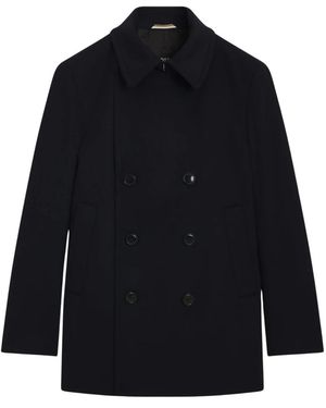 HUGO Double-Breasted Coats - Blue