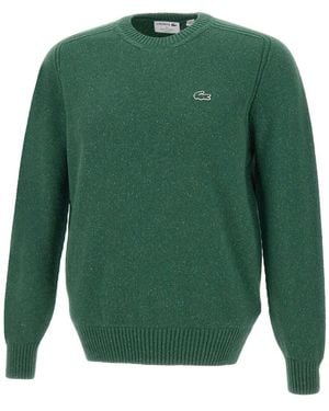 Lacoste Round-Neck Knitwear - Green