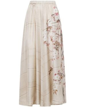 Pierre Louis Mascia Maxi Skirts - Natural