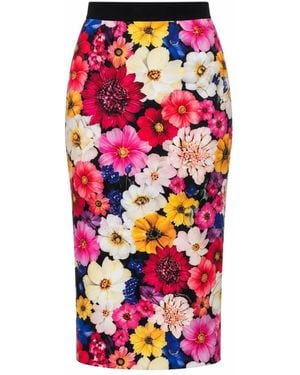 Dolce & Gabbana Rokken ,Veelkleurig ,Polyester Rokken - Rood