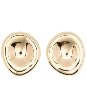 JOSEPH Accessoires ,Geel ,Medium Bean Oorbellen - Metallic