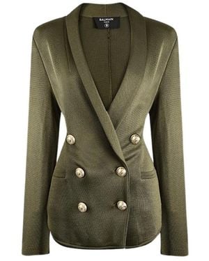 Balmain Jackets > Blazers - Groen