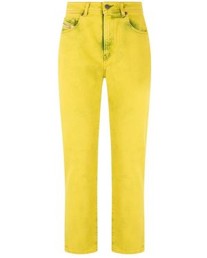 DIESEL Straight Fit Jeans - Yellow