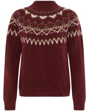 Cream Truien & Vesten ,Rood ,Wol Crcherrie Pullover