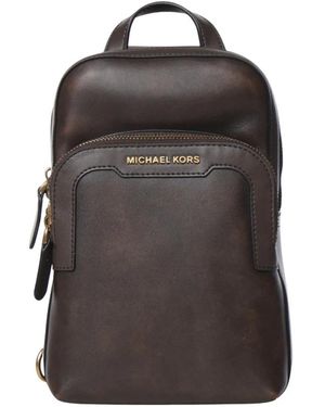 Michael Kors Rucksack Mit Reißverschluss Oben - Schwarz