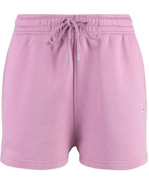 Maison Kitsuné Short Shorts - Purple