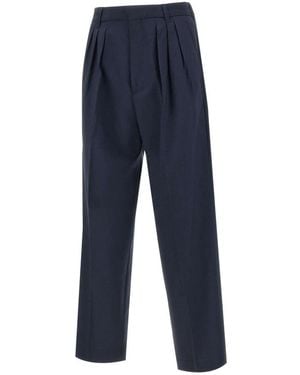 KENZO Straight Trousers - Blue