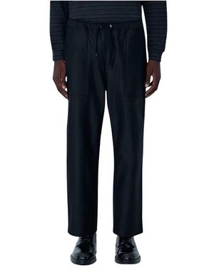Comme des Garçons Straight Trousers - Blue