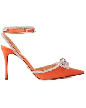 Mach & Mach Schoenen ,Oranje ,Slippers - Roze