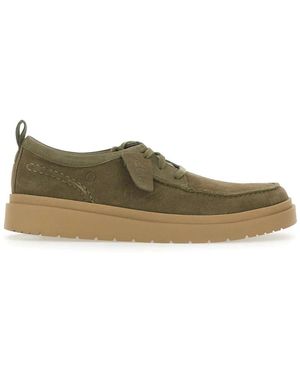 Clarks Laced Shoes - Green