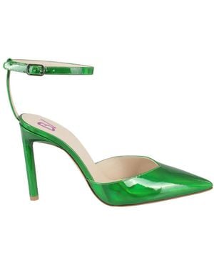 Bettina Vermillon Court Shoes - Green