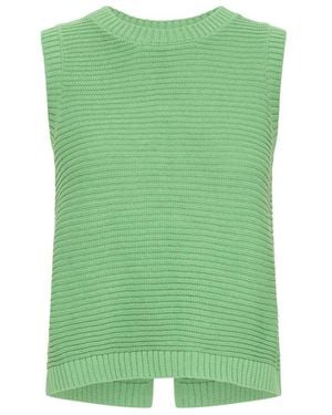 Ichi Round-Neck Knitwear - Green