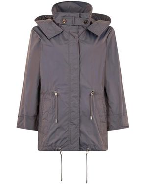 Moorer Bastet Long Jacket - Grau