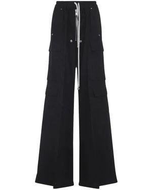 Rick Owens Wide Pants - Black