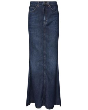 Dondup Denim Skirts - Blue