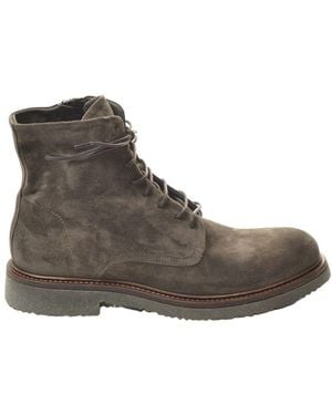 Hundred 100 Lace-Up Boots - Gray