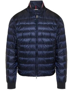 Moncler Rigel Short Down Jacket - Blauw