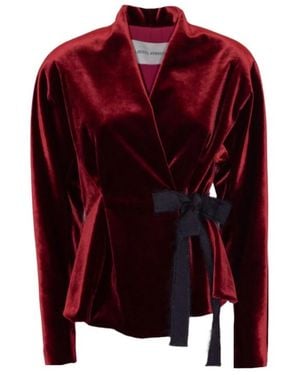 Alberta Ferretti Blazers - Rojo