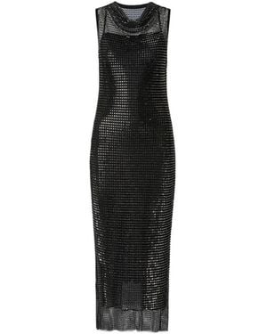 Pinko Kleedjes ,Zwart ,Polyester Carrera Jurk