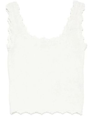 Low Classic Tops ,Wit ,Sleeveless Tops