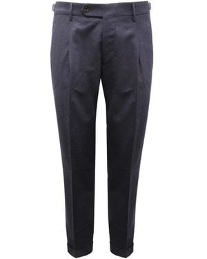 BERWICK 1707 Suit Trousers - Blue