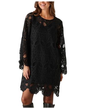 Moves Schwarzes Avios Mini Kleid