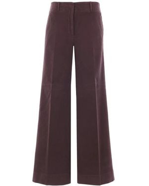 Incotex Wide Trousers - Purple