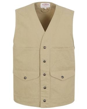 Filson Vests - Natural