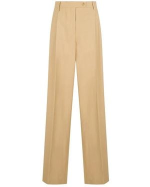 Alberta Ferretti Wide Pants - Natural