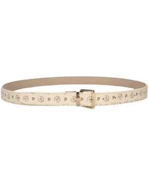 Pollini Heritage Logo Classic Belt - Natur
