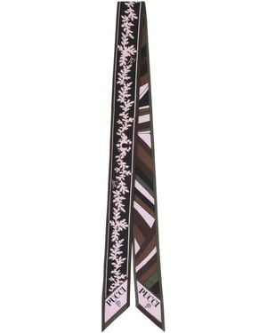 PUCCI Silky Scarves - Nero