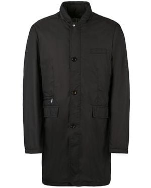 Moorer Single-Breasted Coats - Negro