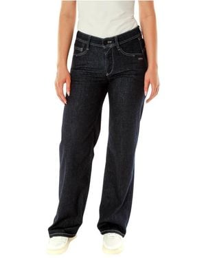 Gang Jeans ,Zwart ,Katoen Amelie Wide Leg Jeans