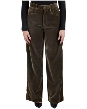 Kiton Wide Trousers - Negro