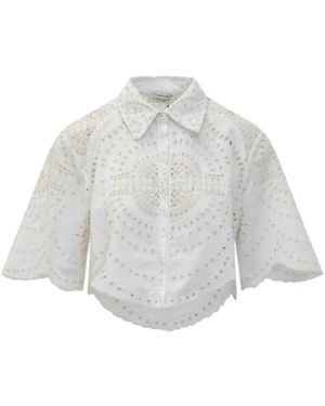 Charo Ruiz Emmie Openwork Shirt - Grijs