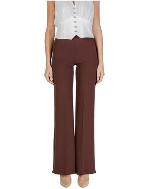 Rinascimento Wide Trousers - Rojo