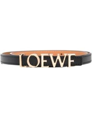 Loewe Markanter Gürtel - Weiß