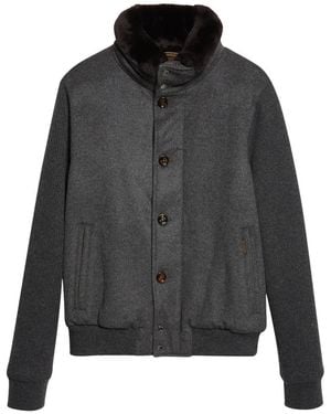 Moorer Bomber Jackets - Negro