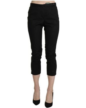 Bencivenga Cropped Trousers - Black