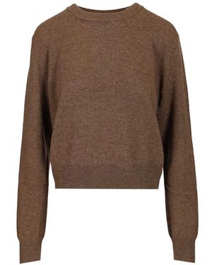 Lisa Yang Greer Rundhals-Pullover - Braun