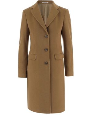 Tagliatore Single-Breasted Coats - Marrón