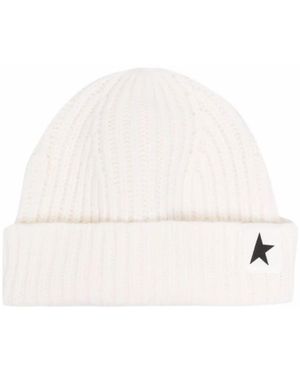 Golden Goose Beanies - White