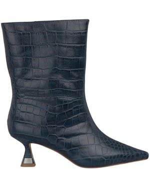 Alma En Pena. Heeled Boots - Azul