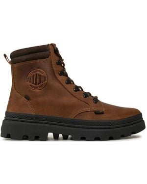 Palladium Lace-Up Boots - Marron