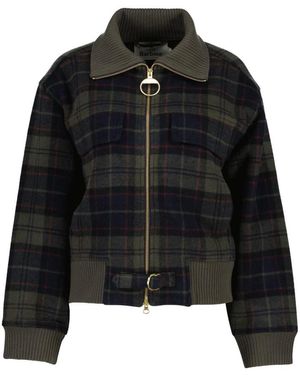 Barbour Ivybridge Wollmischungs-Overshirt - Schwarz