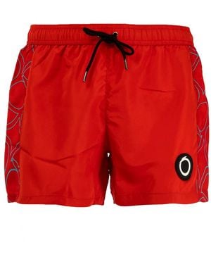 Trussardi Moderne Strand Boxershorts - Rot
