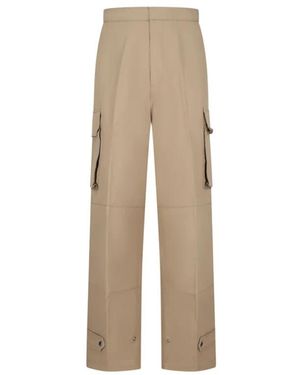 Ami Paris Straight Trousers - Natural