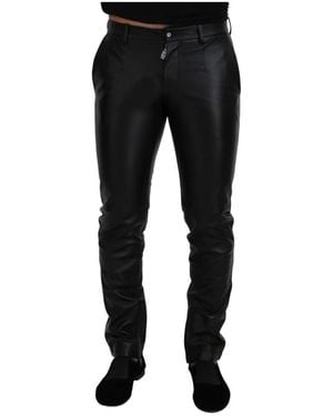 Dolce & Gabbana Slim-Fit Trousers - Black