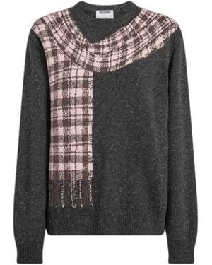 Moschino Round-Neck Knitwear - Negro